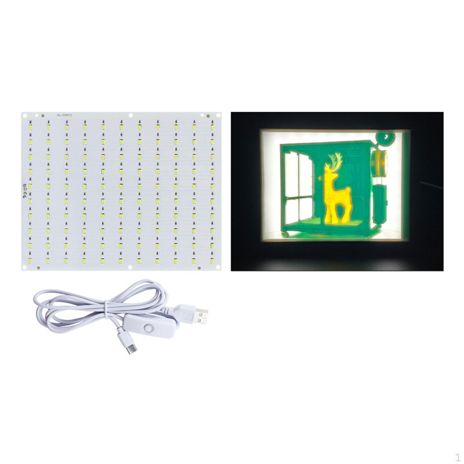 

Светодиодная плата подсветки Запасные части Профессиональные аксессуары Практичная Портативная Панель с подсветкой 3D