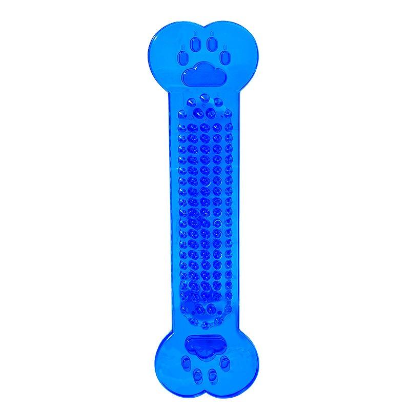 Hundebissspielzeug Trainingsspiele für den Hund Unzerstörbares Haustier-Kauspielzeug Gummi-Knochenspielzeug Aggressive Kauer Hundezahnbürste