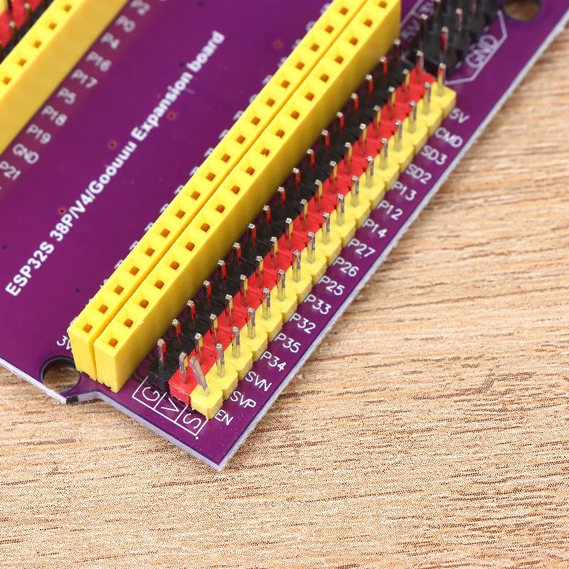 Esp32/Esp32-S Development Extension Board 38-Pin With Triple Power Input (Type-C/Micro Usb/Dc) For Stable Diy Applications