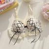 Sweat Floral Bras For Girls Printed Push Up Underwear For Women Wireless Lingerie Lace Cute Bras Fashion Lady Lingerie