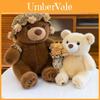 Cartoon Flower Bear Plushie With Soft Short Pile For Romantic Gift For Kids And Teens