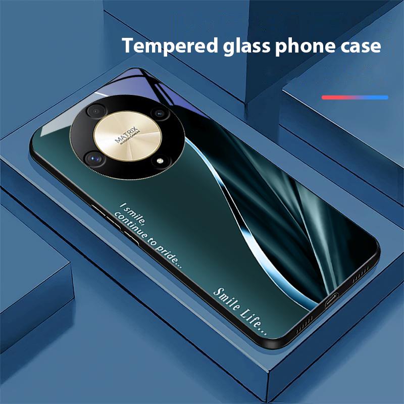 

Новий М який Коричнево-Червоний Для Honor Magic 6 50 70 90 Lite X7b 200 Pro Nova 10 Nova 5T X6 P30 Pura 70 Ultra Загартоване Скло Чохол для Телефону For honor X6