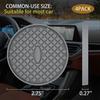 Car Cup Coasters [4 Pack] Silicone Car Coasters/Cup Mats for Cup - Universal Car Cup Holder Insert Coasters, Non-Slip Recessed Car Interior Accessorie