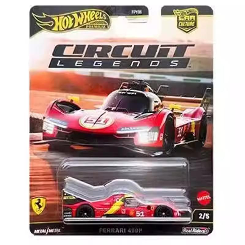 

Оригінальні Hot Wheels Преміум Автокультура Легенди Траси Іграшки для Хлопчиків 1:64 Металева модель Ford Mustang Rtr Spec Ferrrari Іграшка