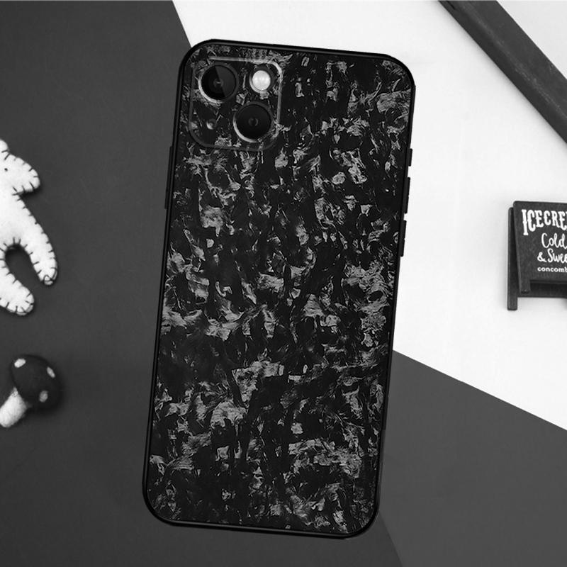 Custodia in Fibra di Carbonio Forgiata Per iPhone 14 Pro Max 16 15 11 12 13 17 Pro Max mini 15 16 Plus 16e 17 Air Cover Posteriore
