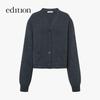 Women's Two-Way Wool Cashmere V-Neck Cardigan
