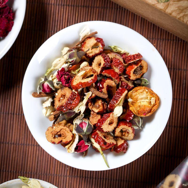 

Чай Роза Жасмин Будда Рука с Финиками, Кумкватом, Корнем Одуванчика для Расслабления 224g