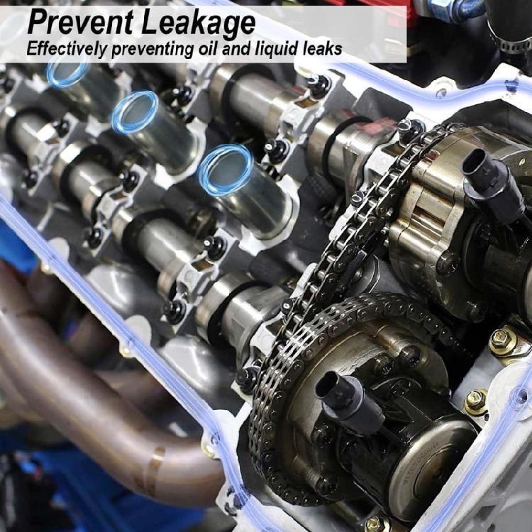 18 Piece Engine Valves Cover Gasket Set Completely Seal Kit for 2.0L 2.4L Engines Enhancing Durability Easy Installation