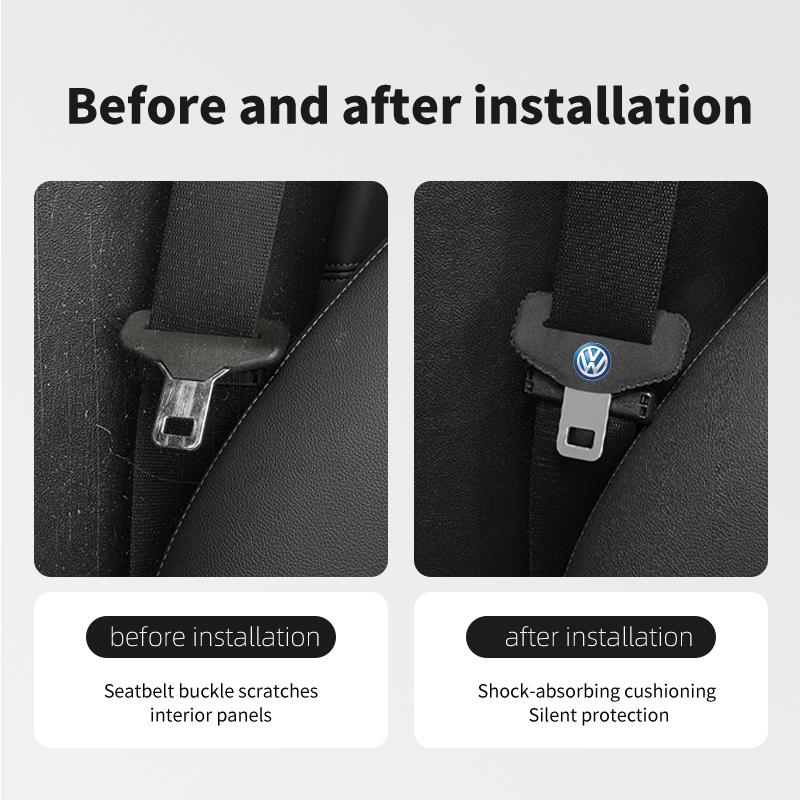Car Seat Belt Buckle Clip Protector Anti-Scratch Seatbelt Cover For Volkswagen VW Scirocco Jetta Beetle Golf 4 5 6 Passat Polo zh0