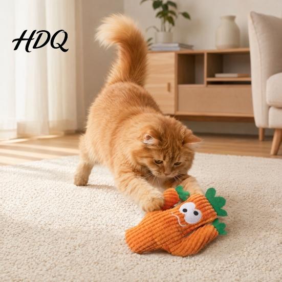 Lightweight Cat Toy Catnip Cactus Toy Stuffed Chew Soft Long-lasting Plush Kitten Kicker for Indoor Cats Biting Kicking Interactive
