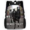 Skibidi Toilet Gaming Zaino Divertente Elementare High College Studente Scolastico Giochi Caldi Zaino per Libri Uomini Donne Zaino da Giorno Sport