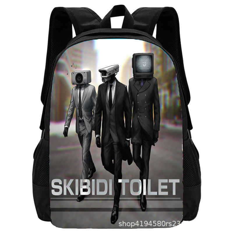 Skibidi Toilet Gaming Zaino Divertente Elementare High College Studente Scolastico Giochi Caldi Zaino per Libri Uomini Donne Zaino da Giorno Sport
