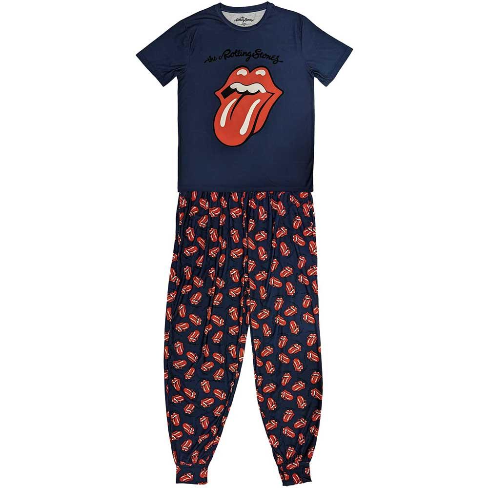 The Rolling Stones Unisex sada klasického pyžama s jazykem pro dospělé