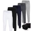 Men's Tapered Velvet Sweatpants with Cuffs for Fitness, Running, and Casual Wear