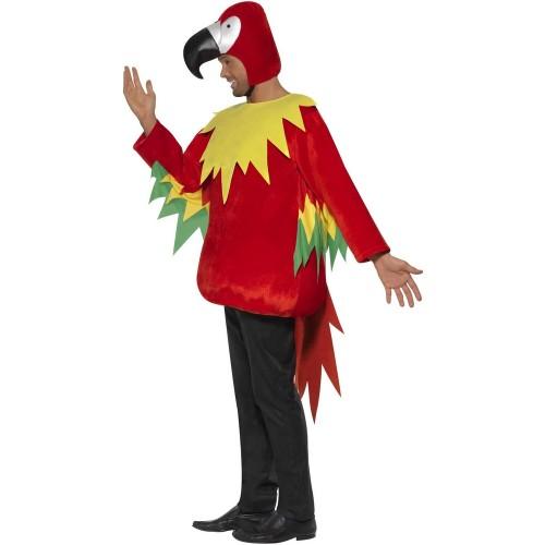 Smiffys Unisex Adult Parrot Costume Set