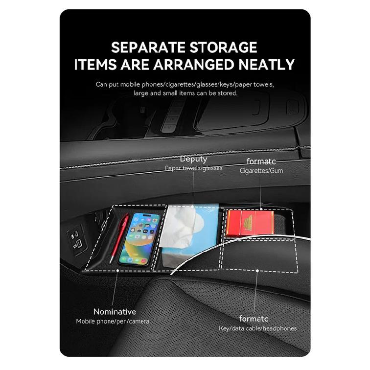 For Chery OMODA C5 EV 2024-2025 Center Wireless Charging Pad Non-slip Central Control Lower Storage Box Armrest Organizing Box