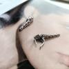 Silver Earrings with Cubic Zirkonia (2176534)