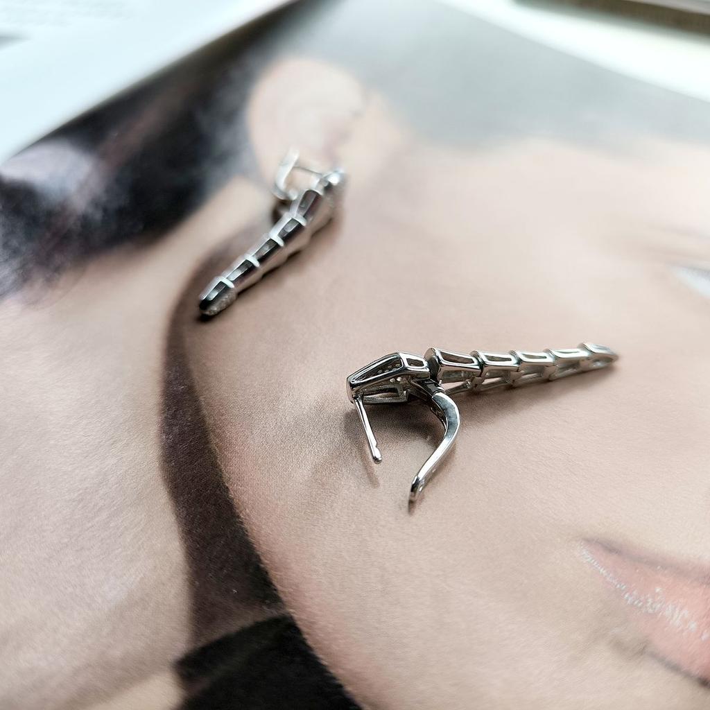 Silver Earrings with Cubic Zirkonia (2176534)
