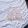 Rose Chalcedony Gemstone 925 Sterling Silver Stylish Jewelry Earrings For Sister EE-40-15