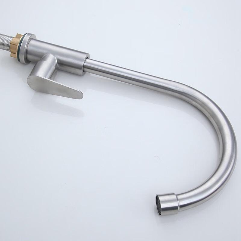 Xingangquan High Arc 360° Swivel Single Cold Kitchen Faucet