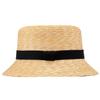 Hat Bucket Straw Bucket Hat for Women and Unisex Straw Hat [Tanaka Shop] Men, UK-H120 (Black)