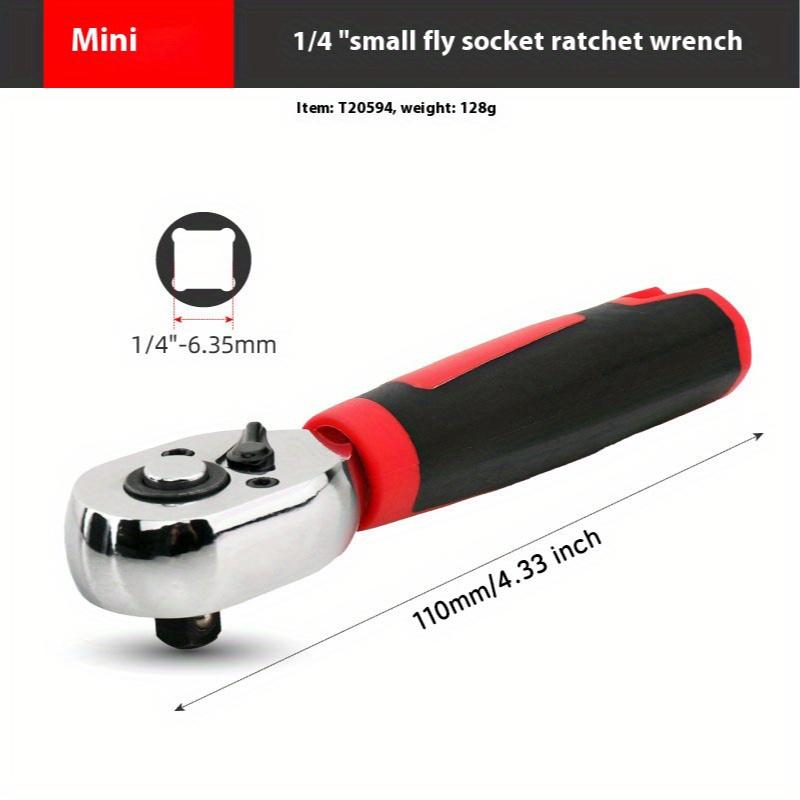 Ratchet Socket Wrench Mini Mini High Torque Socket Wrench Ratchet Socket Wrench Tool Industrial Grade 72 Teeth High Torque