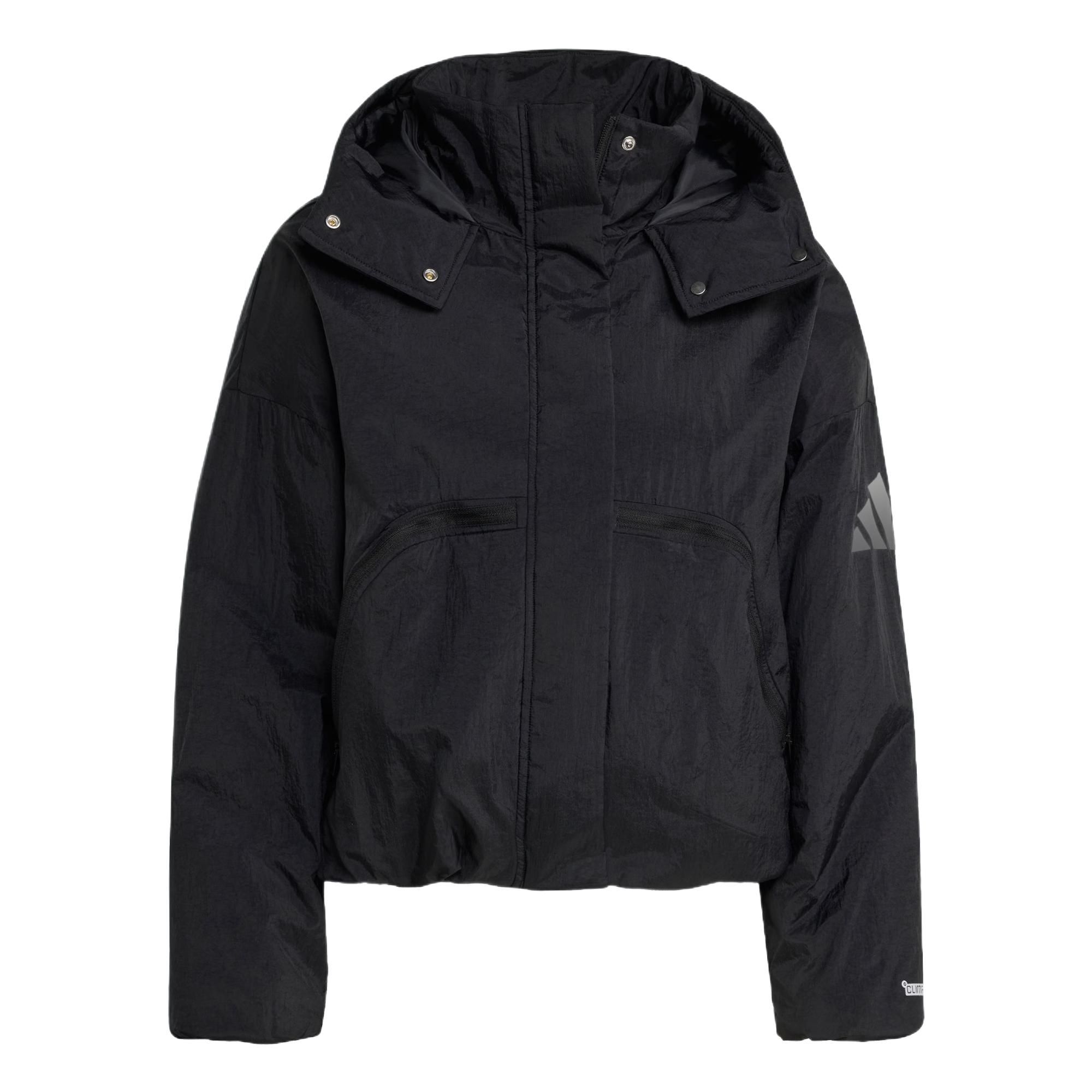 Adidas Puffer Jackets Women s Black Moderate JW1886 M