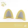 Soft ABS Bear Ear Helmet Decorations 1 Pair Adorable Appearance Easy to Install for Outdoor Riding Sports Helmets