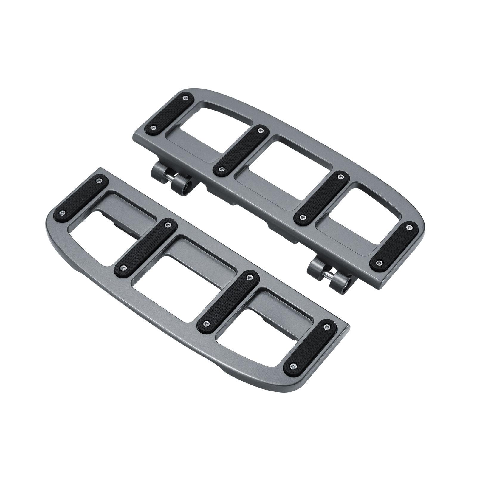 Motorcycle Front Driver Footboard Floorboard For Harley Touring Electra Glide Street Glide 2009-2024 серый