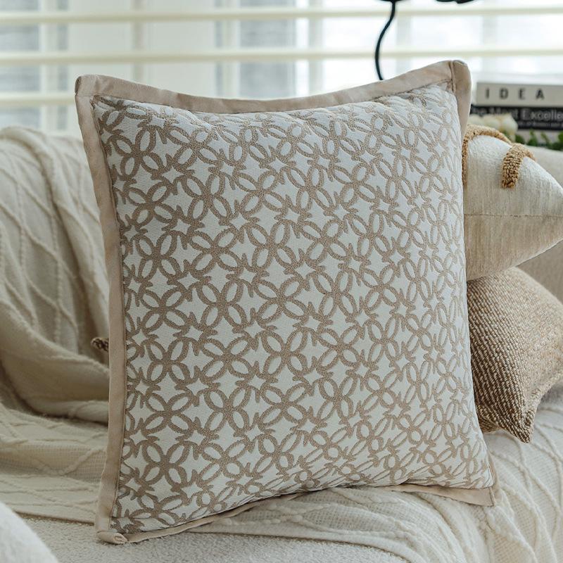 Braunes Kissen, Antiker Stil, Kissenbezug im Retro-Französischen Stil, Wohnzimmer, Schlafsofa, Kissen, Kissen für Erkerfenster, Lendenkissen