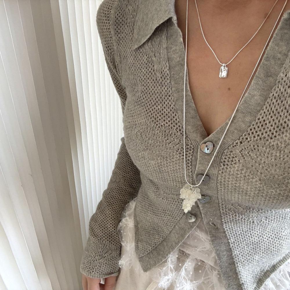 Vintage Grapes Pendant Necklace Jewelry Pearl Grape Sweater Chain Grape Cluster Necklace  Gift