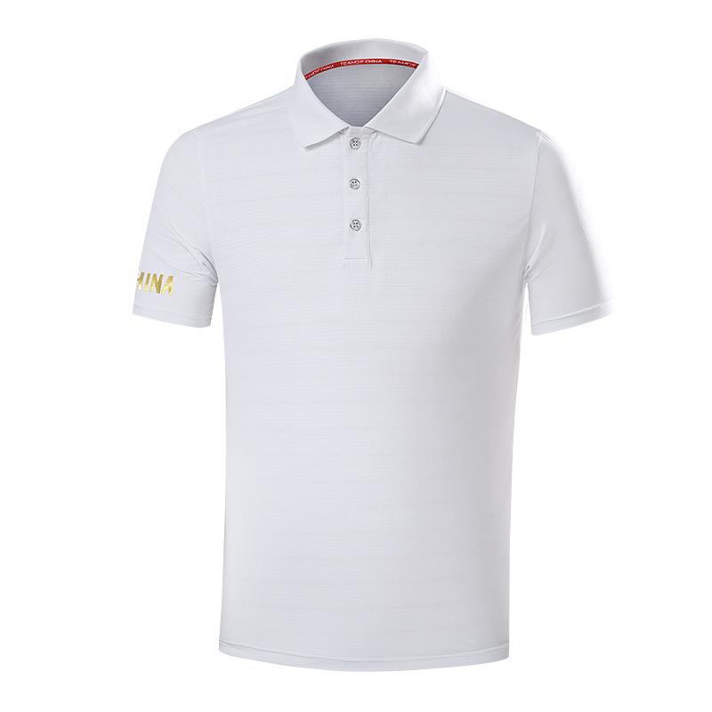 Pánská ledová hedvábná polokošile Ležérní polokošile Lehká obchodní klopa T-Shirt 