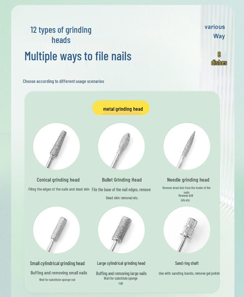 USB-Powered 25,000 RPM Nail Grinding & Polish Removal Pen with Digital Display & CE Certification