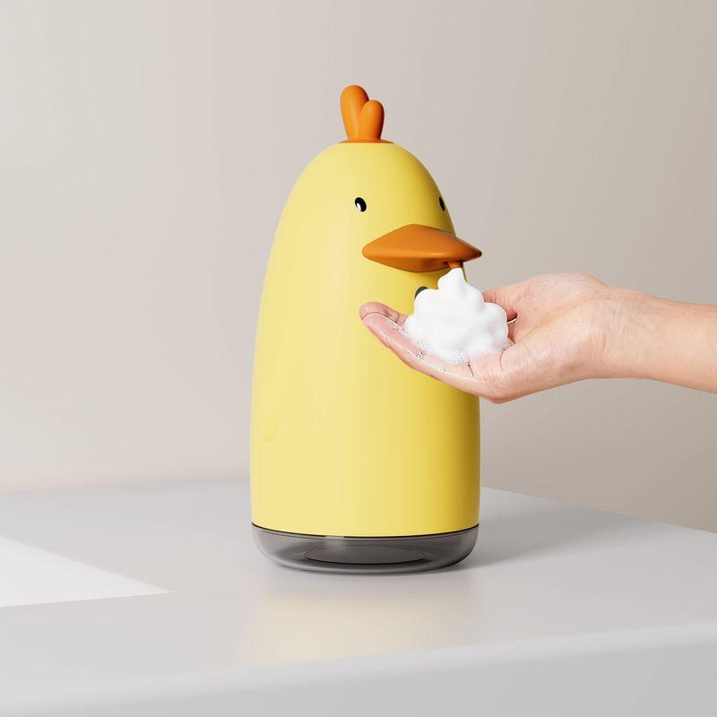 

Hand Sanitizer Dispenser with Sensor for Kids, Foaming Soap Dispenser for Washing Hands, Smart Electric Foaming Device, Household Soap Dispenser Upgraded Model|Three Generations of Little Yellow