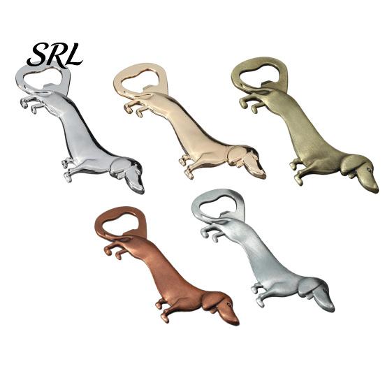 Handheld Kitchen Tool Dachshund Dog Bottle Opener, Zinc Alloy Cute Puppy Beer Creative Shape Opener Portable Metal for Bar And Home