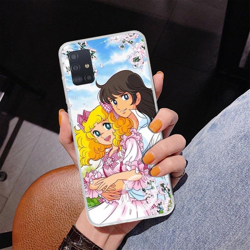 Candy 90s Anime Phone Case For Samsung Galaxy A52 A32 A22 A12 A51 A31 A50S A30S A20S A10S Note 20 Ultra 10 Plus S10 A72 A71 Gala