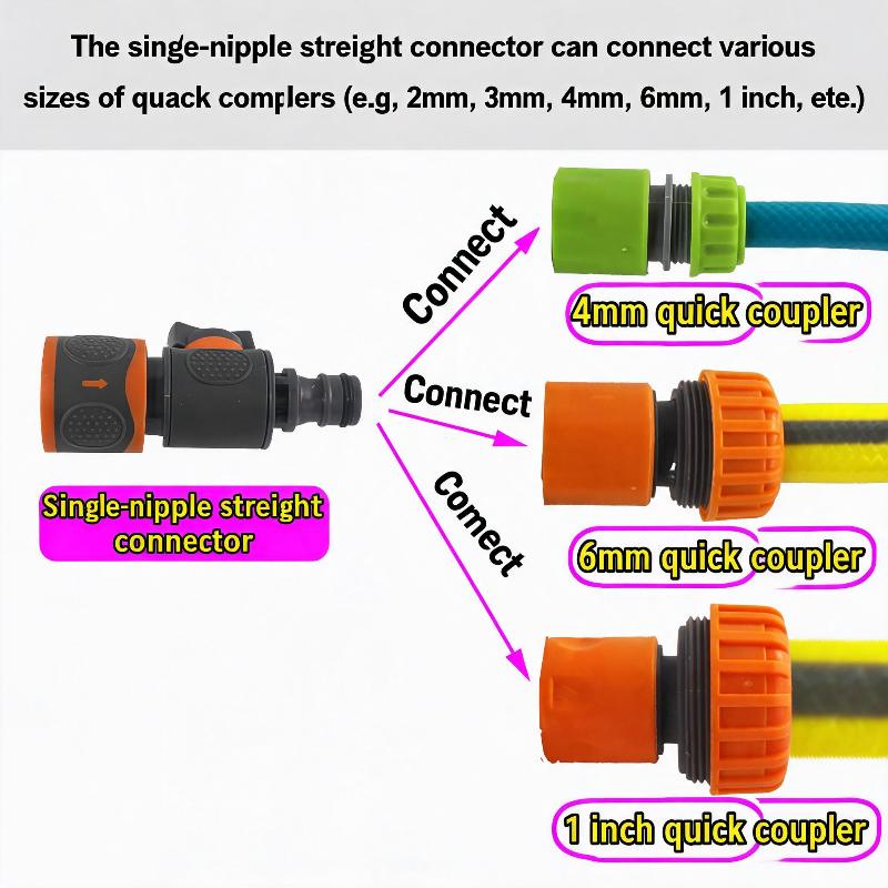 1/3 Pcs Garden Hose Quick Connector Stopwater Connector Garden Tap Water Coupler Watering Pipe Fitting