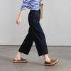 SOFSIL Women's 2026 Spring High-Waist Cropped Wide-Leg Pants