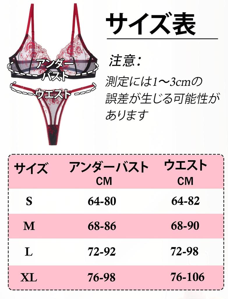 Top and Bottom Sexy Floral For S [Maeau] Bra, Women's Underwear, Set, T-Back, Lingerie, Pattern, Net, Stylish, Embroidered, See-Through, Thin,
