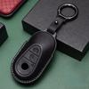 Genuine For Mercedes Benz A B C E Class Gls Gla Glk Glc Cls Cla W204 W205 W212 W463 W176 Leather Car Key Case Cover Shell Fob