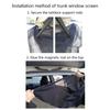 Upgraded Car Tailgate Mesh Screen for SUV Camping Magnetic Car Tent for Tailgate Car Camping Accessories Lightweight