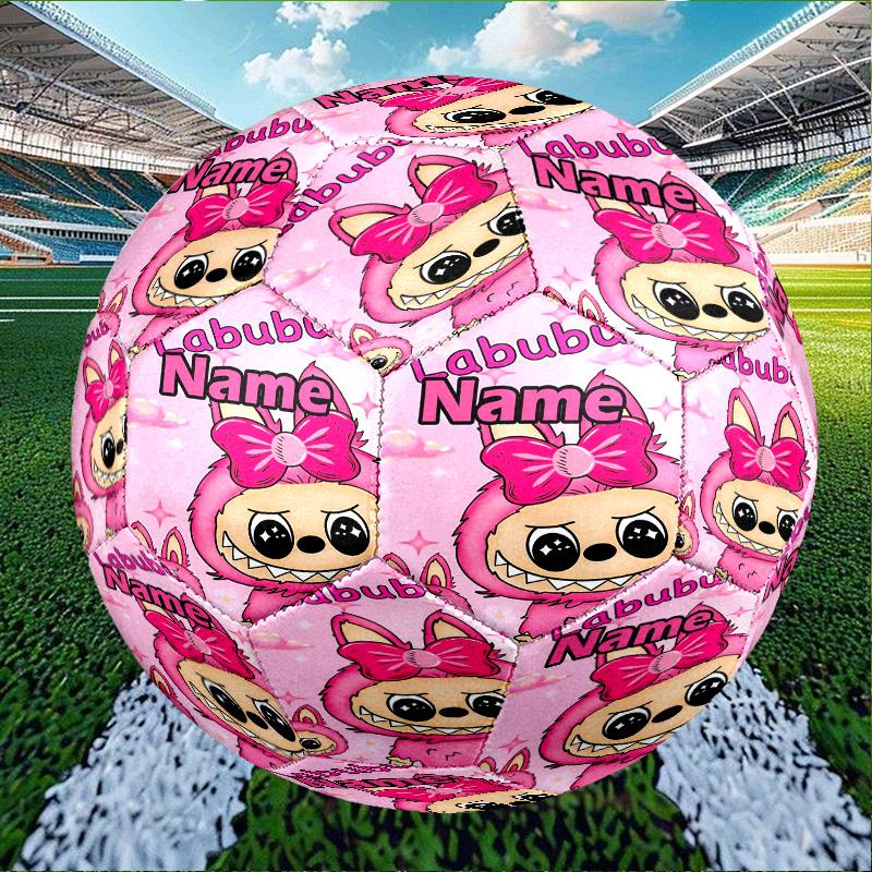 Custom Name Personalized Labubu Print Size 5 Soccer Ball Training & Match Football, for Team, Kicking, Gift for Football