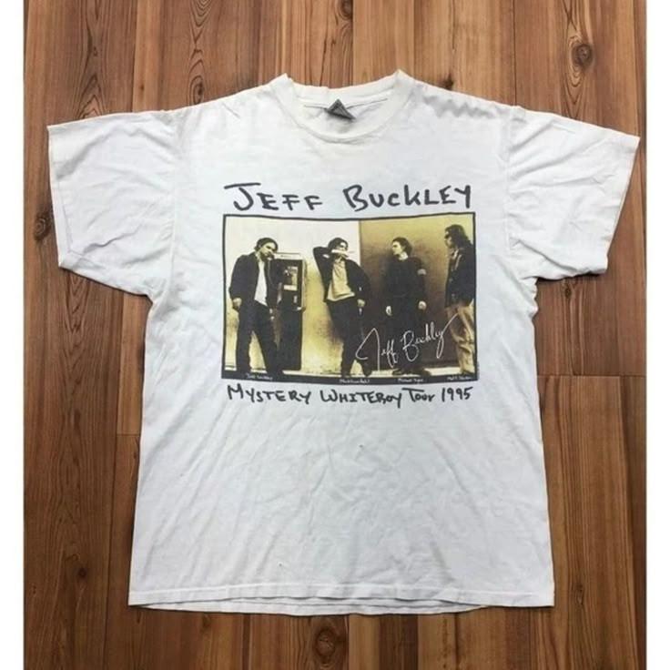 Jeff Buckley Mystery White Boy Tour 1995 Music Tour Unisex Tshirt S