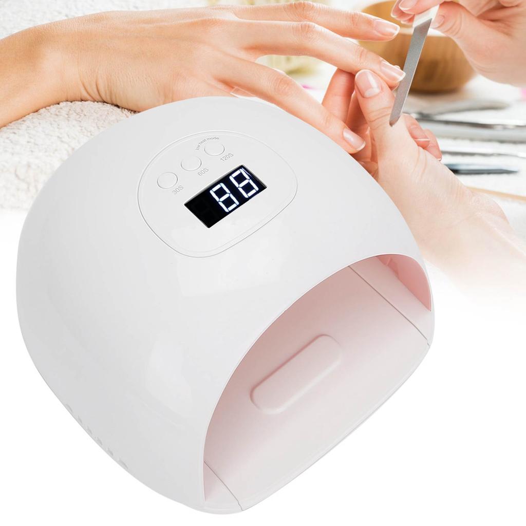 72W Professional Nail Dryer Gel Polish UV LED Light Manicure Curing Nail Art EquipmentUK Plug 110 240V