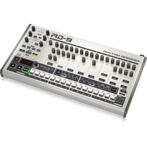 Behringer RHYTHM DESIGNER RD-9 Analog/Digital Drum Machine, 11 Voices, Multiple Outputs, Wave Designer/Analog Filter, Enhanced Mode/Authentic Mode, Wh