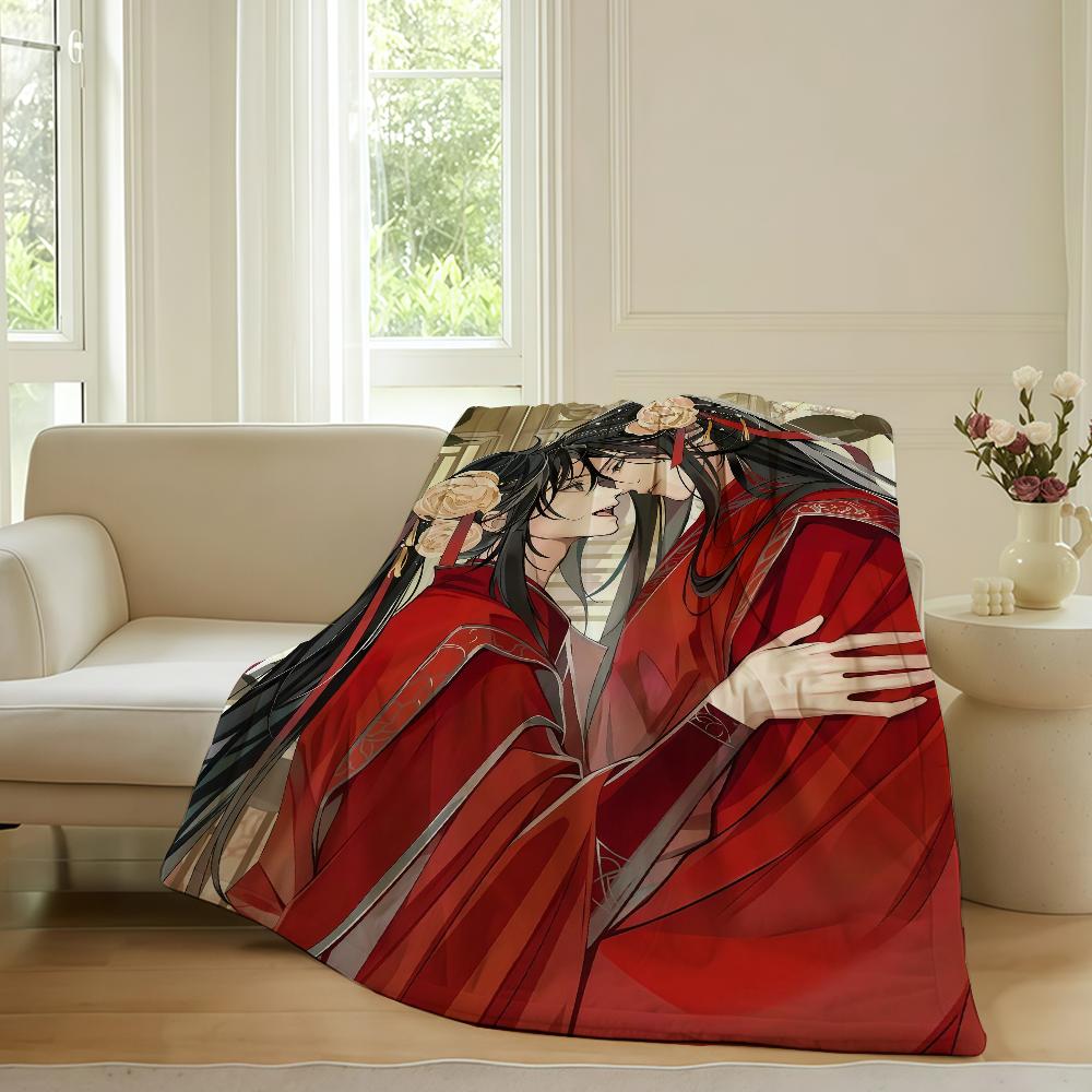 Anime Mo Dao Zu Shi Blanket For Sofa Office Bed Plane Travel Sleep Read Relax Camping Soft And Warm