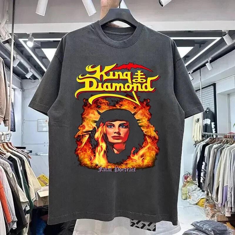Vintage King Diamond- Fatal Classic Style Black Unisex Shirt S-5XL KH16131 Unisex T-Shirt XXXXL