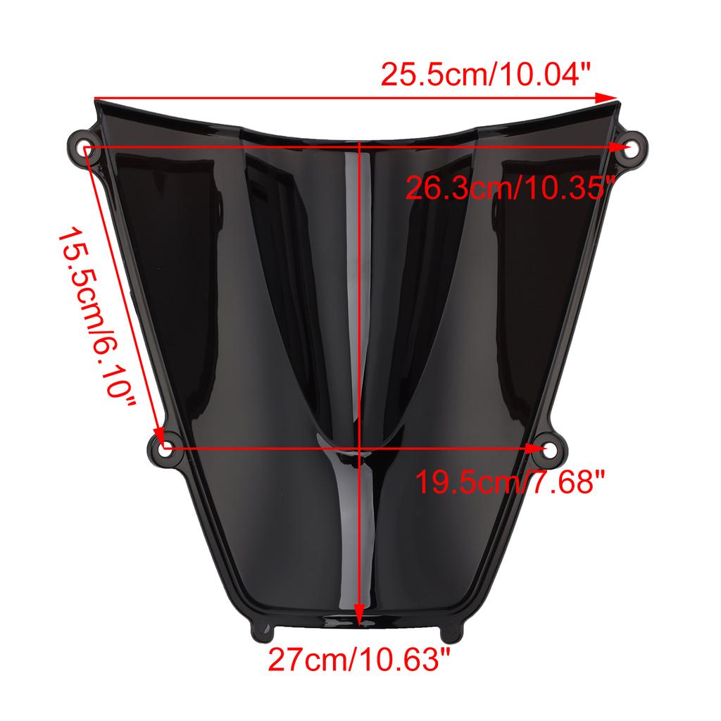 Windshield WindScreen Fit for HONDA CBR600RR 2021-2025 Black