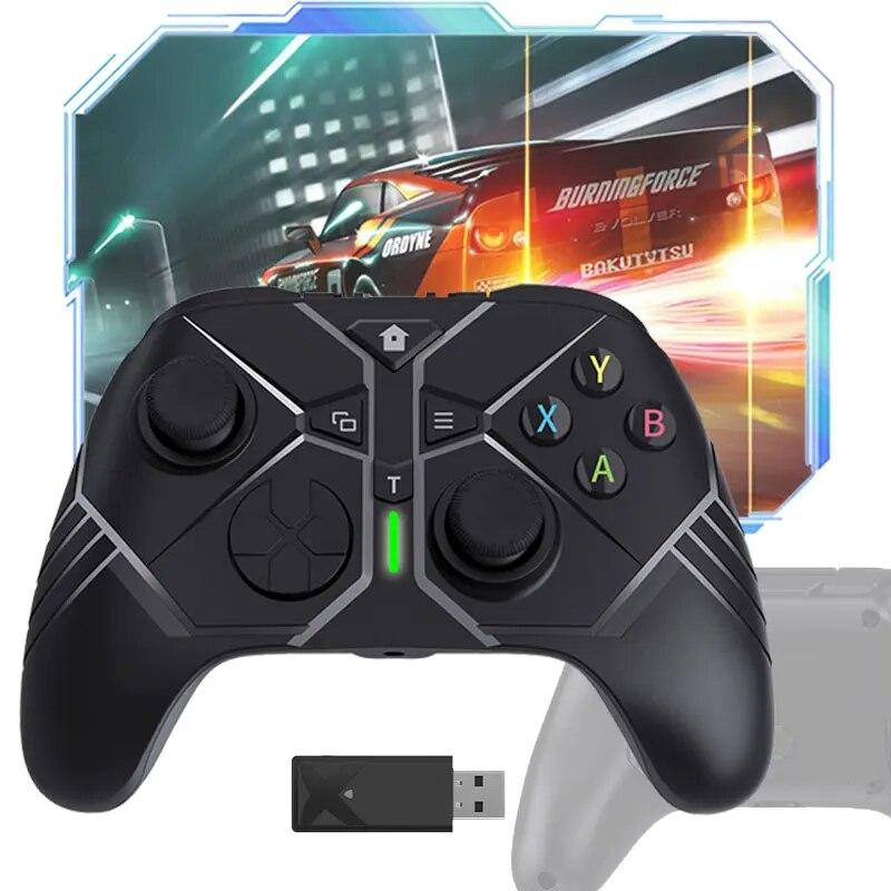 

Беспроводной контроллер для консоли Xbox OneS/X/ПК 2,4G, геймпад для Win7/8/10/Xbox Series X, джойстик для видеоигр XSX/Steam