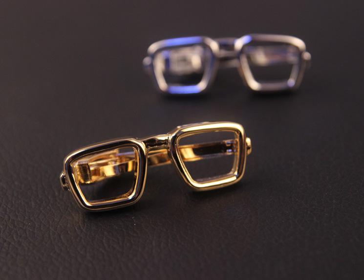 Men's Stylish Silver & Gold Tie Clip Set - Modern, Sleek Designs